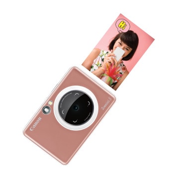 Canon Zoemini S Rose Gold mit ausgedrucktem Foto