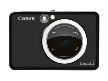 Canon Zoemini S in Schwarz Frontansicht