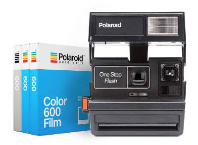 Vintage Polaroid und 600er Film