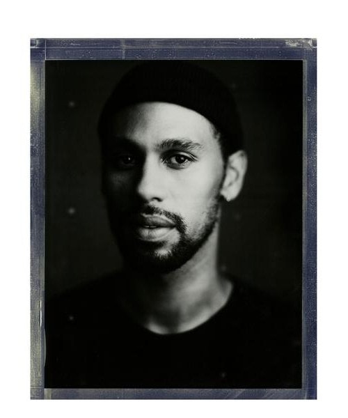 8x10 Film in schwarz weiß portrait