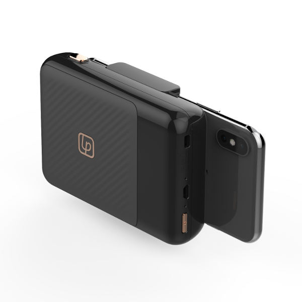 Lifeprint instant camera with iPhone front view