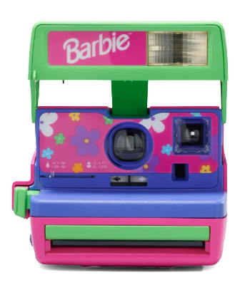 polaroid 600 barbie sofortbildkamera