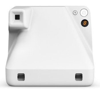 Polaroid Now Plus  in weiß rückansicht