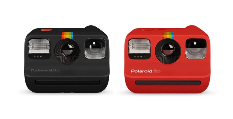 polaroid go sofortbildkameras in schwarz und rot