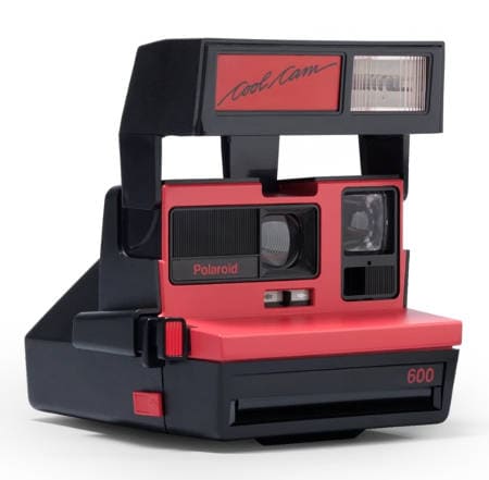 polaroid 600 Black Red Camera